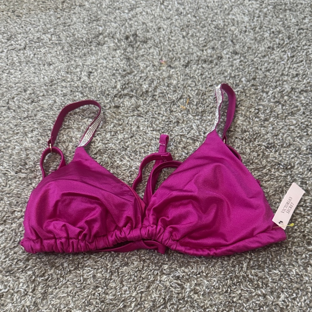 Victoria’s Secret Rhinestone Bikini Top